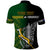 Personalised New Zealand and South Africa Rugby Polo Shirt 2023 World Cup Final All Black With Springboks - Wonder Print Shop