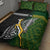 New Zealand and South Africa Rugby Quilt Bed Set 2023 World Cup Final All Black Springboks Together - Wonder Print Shop