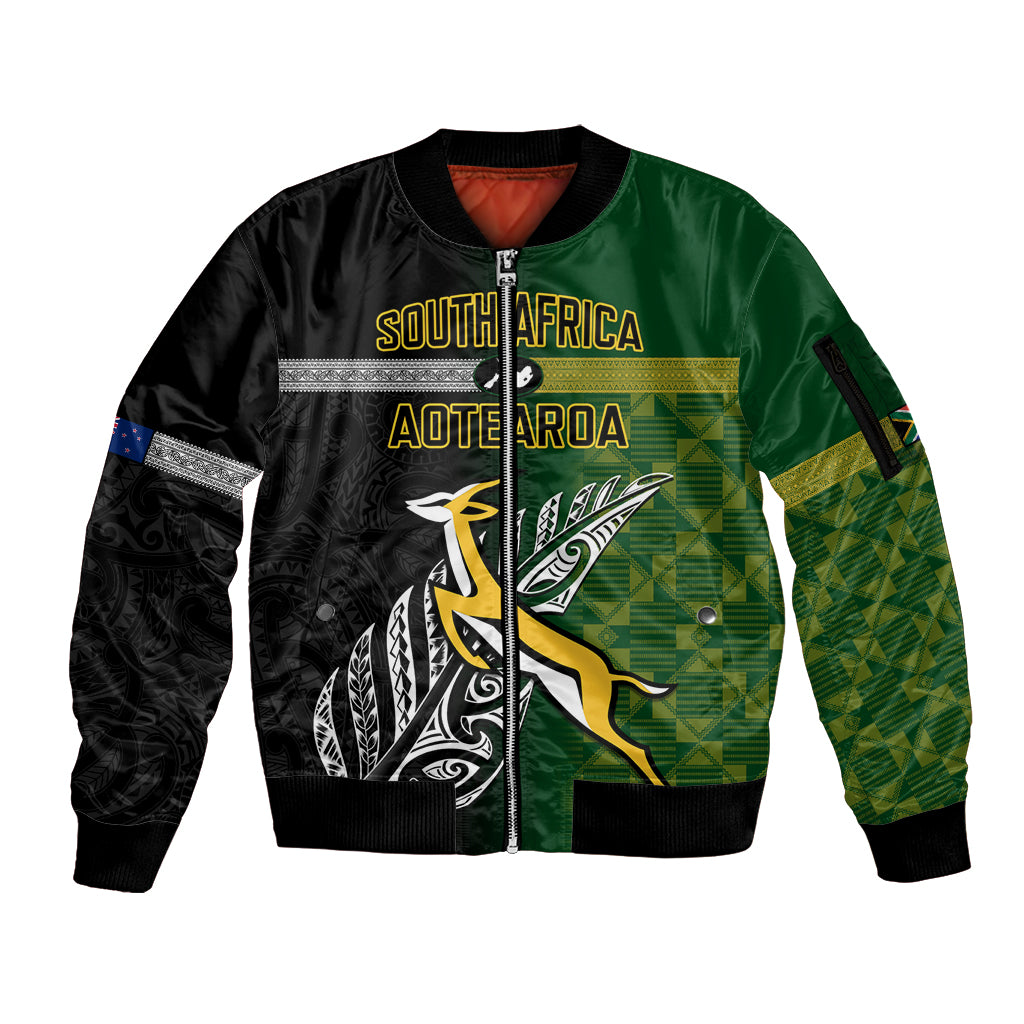 personalised-new-zealand-and-south-africa-rugby-sleeve-zip-bomber-jacket-2023-world-cup-final-all-black-springboks-together