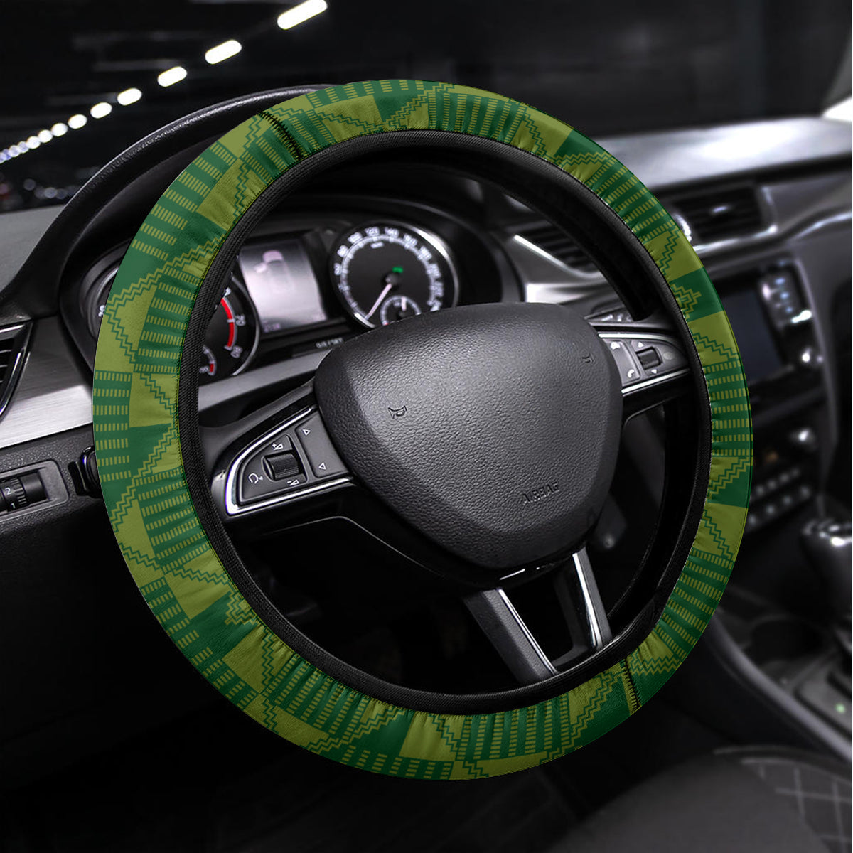 New Zealand and South Africa Rugby Steering Wheel Cover 2023 World Cup Final All Black Springboks Together - Wonder Print Shop