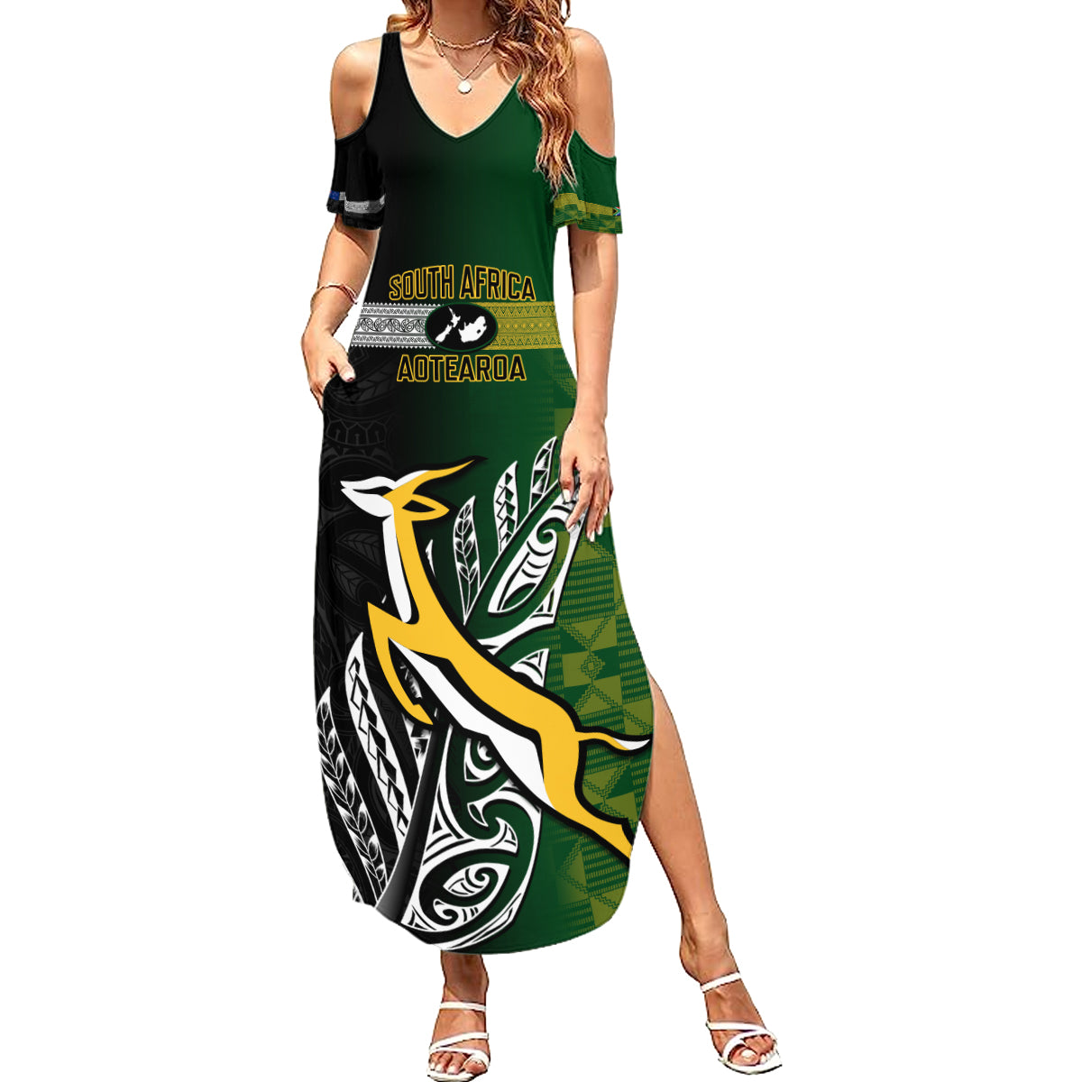 personalised-new-zealand-and-south-africa-rugby-summer-maxi-dress-2023-world-cup-final-all-black-springboks-together