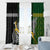 New Zealand and South Africa Rugby Window Curtain 2023 World Cup Final All Black Springboks Together - Wonder Print Shop