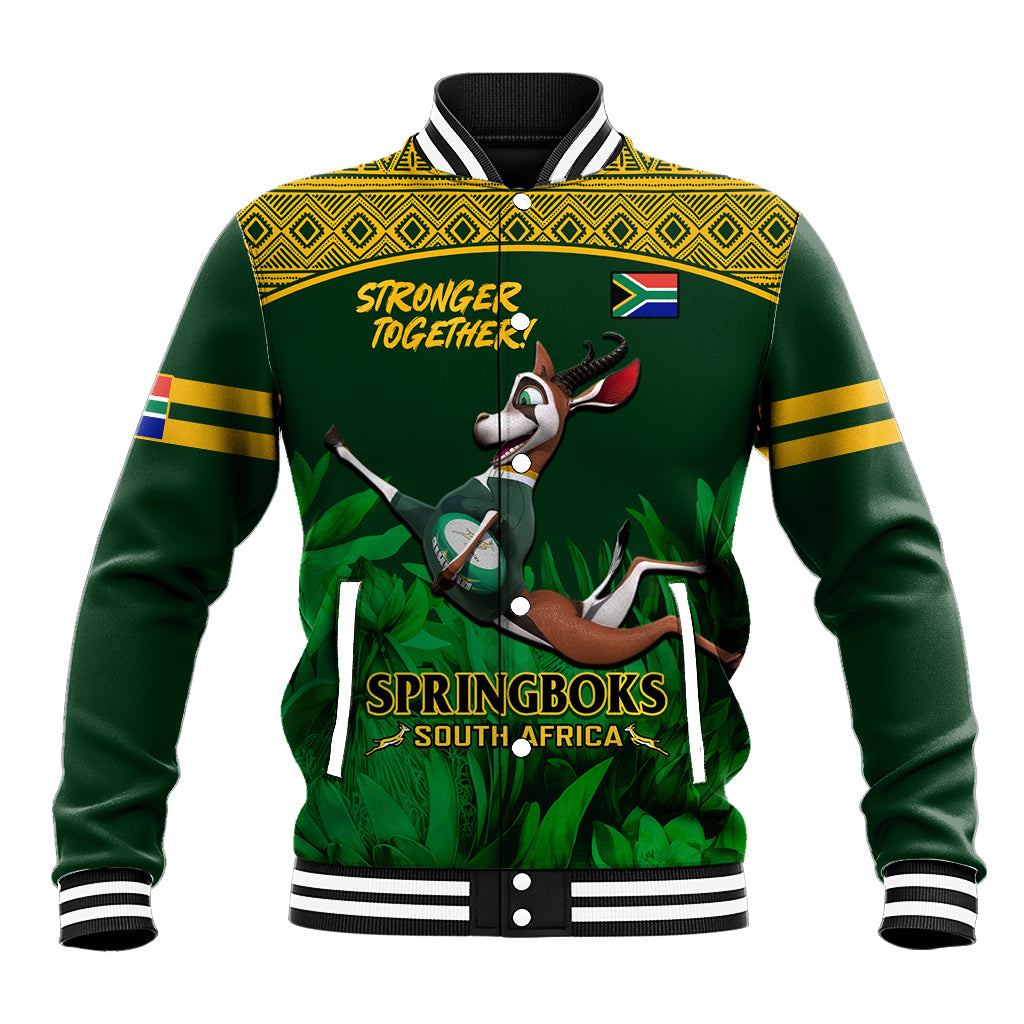 South Africa Rugby Baseball Jacket Go Bokke World Cup Champions History - Wonder Print Shop