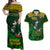 South Africa Rugby Couples Matching Off Shoulder Maxi Dress and Hawaiian Shirt Go Bokke World Cup Champions History - Wonder Print Shop