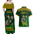 South Africa Rugby Couples Matching Off Shoulder Maxi Dress and Hawaiian Shirt Go Bokke World Cup Champions History - Wonder Print Shop