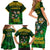 South Africa Rugby Family Matching Short Sleeve Bodycon Dress and Hawaiian Shirt Go Bokke World Cup Champions History - Wonder Print Shop