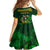 South Africa Rugby Kid Short Sleeve Dress Go Bokke World Cup Champions History - Wonder Print Shop