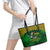 South Africa Rugby Leather Tote Bag Go Bokke World Cup Champions History - Wonder Print Shop