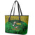 South Africa Rugby Leather Tote Bag Go Bokke World Cup Champions History - Wonder Print Shop