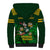 South Africa Rugby Sherpa Hoodie Go Bokke World Cup Champions History - Wonder Print Shop