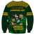 South Africa Rugby Sweatshirt Go Bokke World Cup Champions History - Wonder Print Shop