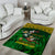 Custom South Africa Rugby Area Rug Go Bokke World Cup Champions History - Wonder Print Shop