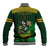 Custom South Africa Rugby Baseball Jacket Go Bokke World Cup Champions History - Wonder Print Shop