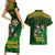 Custom South Africa Rugby Couples Matching Short Sleeve Bodycon Dress and Hawaiian Shirt Go Bokke World Cup Champions History - Wonder Print Shop