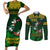 Custom South Africa Rugby Couples Matching Short Sleeve Bodycon Dress and Long Sleeve Button Shirt Go Bokke World Cup Champions History - Wonder Print Shop