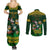 Custom South Africa Rugby Couples Matching Summer Maxi Dress and Long Sleeve Button Shirt Go Bokke World Cup Champions History - Wonder Print Shop