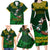 Custom South Africa Rugby Family Matching Long Sleeve Bodycon Dress and Hawaiian Shirt Go Bokke World Cup Champions History - Wonder Print Shop