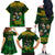 Custom South Africa Rugby Family Matching Off Shoulder Long Sleeve Dress and Hawaiian Shirt Go Bokke World Cup Champions History - Wonder Print Shop