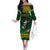 Custom South Africa Rugby Family Matching Off Shoulder Long Sleeve Dress and Hawaiian Shirt Go Bokke World Cup Champions History - Wonder Print Shop