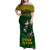 Custom South Africa Rugby Family Matching Off Shoulder Maxi Dress and Hawaiian Shirt Go Bokke World Cup Champions History - Wonder Print Shop