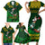 Custom South Africa Rugby Family Matching Short Sleeve Bodycon Dress and Hawaiian Shirt Go Bokke World Cup Champions History - Wonder Print Shop