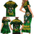 Custom South Africa Rugby Family Matching Short Sleeve Bodycon Dress and Hawaiian Shirt Go Bokke World Cup Champions History - Wonder Print Shop