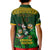 Custom South Africa Rugby Kid Polo Shirt Go Bokke World Cup Champions History - Wonder Print Shop