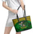 Custom South Africa Rugby Leather Tote Bag Go Bokke World Cup Champions History - Wonder Print Shop