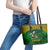 Custom South Africa Rugby Leather Tote Bag Go Bokke World Cup Champions History - Wonder Print Shop