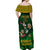 Custom South Africa Rugby Off Shoulder Maxi Dress Go Bokke World Cup Champions History - Wonder Print Shop