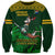 Custom South Africa Rugby Sweatshirt Go Bokke World Cup Champions History - Wonder Print Shop