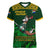 Custom South Africa Rugby Women V Neck T Shirt Go Bokke World Cup Champions History - Wonder Print Shop