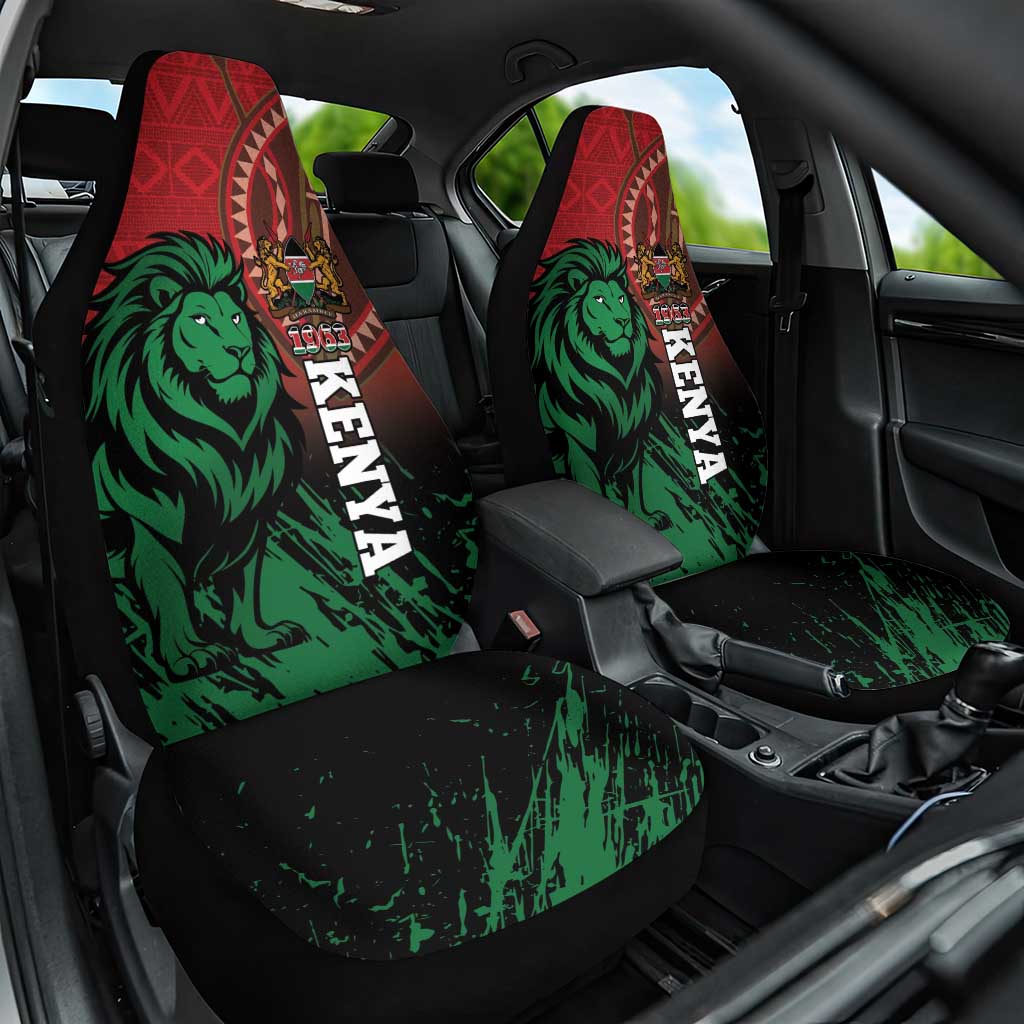 Kenya Independence Day Car Seat Cover Jamhuri ya Kenya 1963 - African Pattern - Wonder Print Shop