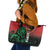 Kenya Independence Day Leather Tote Bag Jamhuri ya Kenya 1963 - African Pattern - Wonder Print Shop