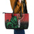 Kenya Independence Day Leather Tote Bag Jamhuri ya Kenya 1963 - African Pattern - Wonder Print Shop