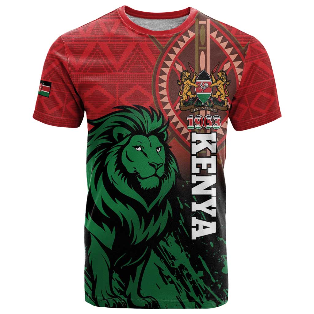 Kenya Independence Day T Shirt Jamhuri ya Kenya 1963 - African Pattern - Wonder Print Shop