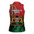 Kenya Independence Day Women Sleeveless Polo Shirt Jamhuri ya Kenya 1963 - African Pattern - Wonder Print Shop