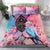 Kenya Lilac-Breasted Roller Bedding Set Coat Of Arms Mix Orchid - Wonder Print Shop