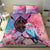 Kenya Lilac-Breasted Roller Bedding Set Coat Of Arms Mix Orchid - Wonder Print Shop