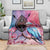 Kenya Lilac-Breasted Roller Blanket Coat Of Arms Mix Orchid