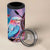 Kenya Lilac-Breasted Roller 4 in 1 Can Cooler Tumbler Coat Of Arms Mix Orchid - Wonder Print Shop