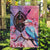 Kenya Lilac-Breasted Roller Garden Flag Coat Of Arms Mix Orchid - Wonder Print Shop