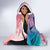 Kenya Lilac-Breasted Roller Hooded Blanket Coat Of Arms Mix Orchid