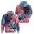 Kenya Lilac-Breasted Roller Hoodie Coat Of Arms Mix Orchid - Wonder Print Shop