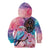 Kenya Lilac-Breasted Roller Kid Hoodie Coat Of Arms Mix Orchid - Wonder Print Shop