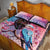 Kenya Lilac-Breasted Roller Quilt Bed Set Coat Of Arms Mix Orchid - Wonder Print Shop