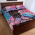 Kenya Lilac-Breasted Roller Quilt Bed Set Coat Of Arms Mix Orchid - Wonder Print Shop