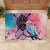 Kenya Lilac-Breasted Roller Rubber Doormat Coat Of Arms Mix Orchid - Wonder Print Shop