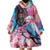 Kenya Lilac-Breasted Roller Wearable Blanket Hoodie Coat Of Arms Mix Orchid - Wonder Print Shop