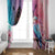 Kenya Lilac-Breasted Roller Window Curtain Coat Of Arms Mix Orchid - Wonder Print Shop